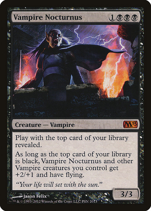 Vampire Nocturnus from Duels of the Planeswalkers 2013 Promos