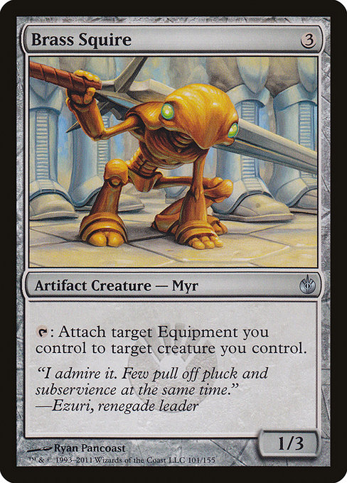 Brass Squire from Mirrodin Besieged