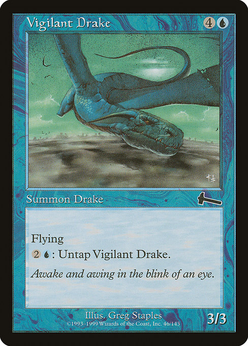 Vigilant Drake from Urza's Legacy