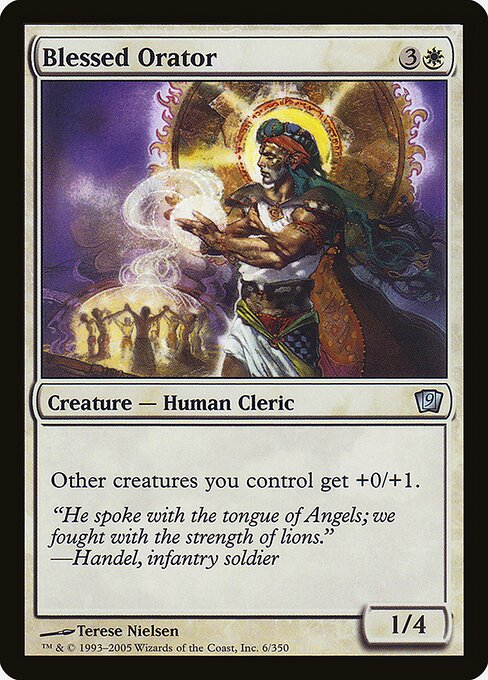Blessed Orator highlighted card art