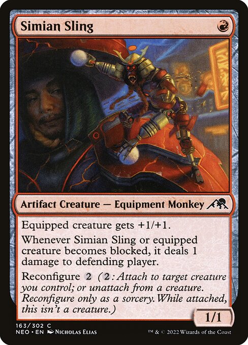 Simian Sling highlighted card art