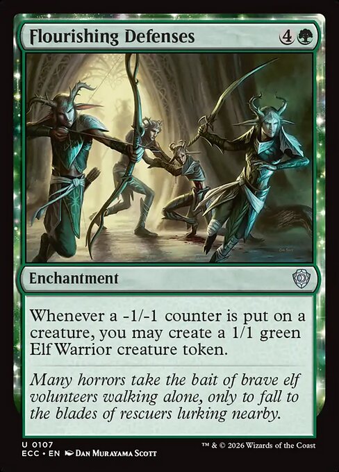 Flourishing Defenses from Lorwyn Eclipsed Commander