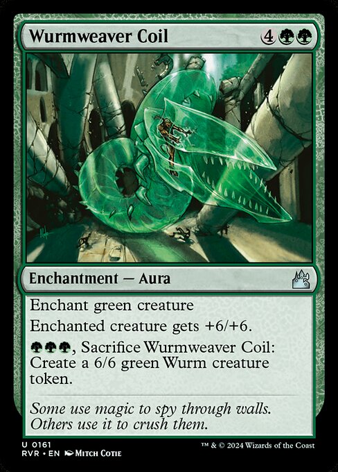 Wurmweaver Coil highlighted card art
