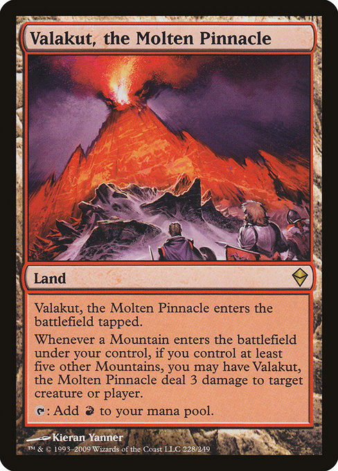 Valakut, the Molten Pinnacle from Zendikar