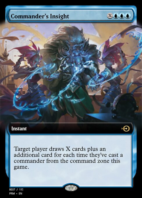Commander's Insight highlighted card art