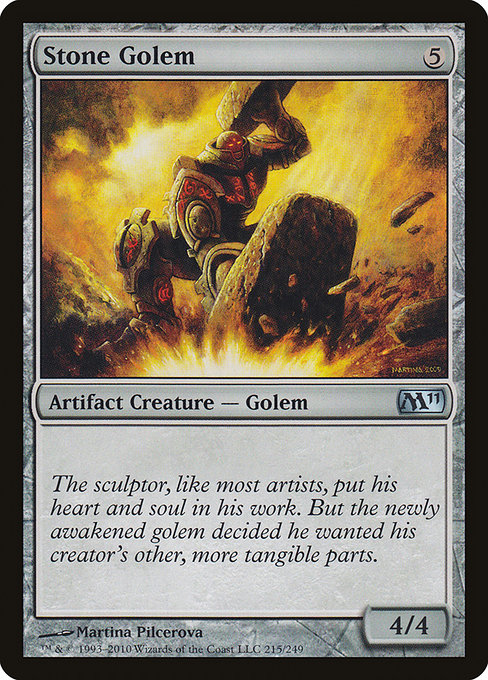 Stone Golem from Magic 2011