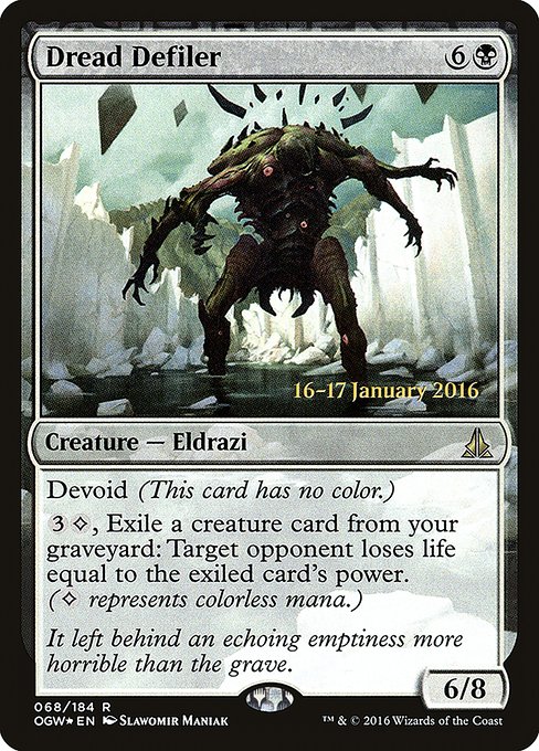 Dread Defiler from Oath of the Gatewatch Promos