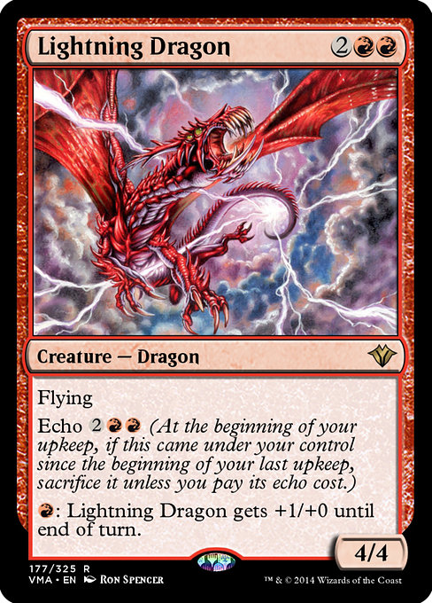 Lightning Dragon highlighted card art