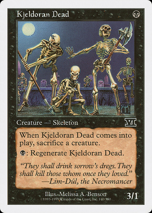 Kjeldoran Dead from Classic Sixth Edition