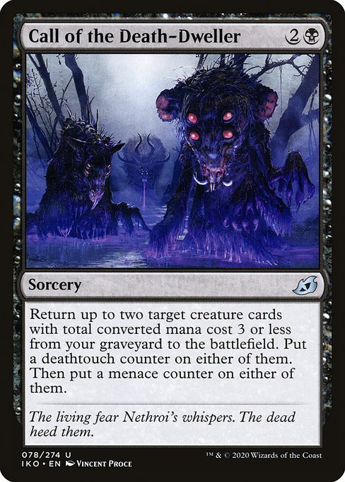 Call of the Death-Dweller highlighted card art