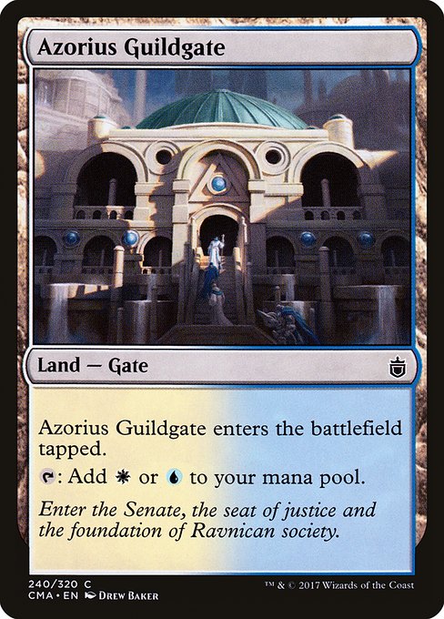 Azorius Guildgate from Commander Anthology