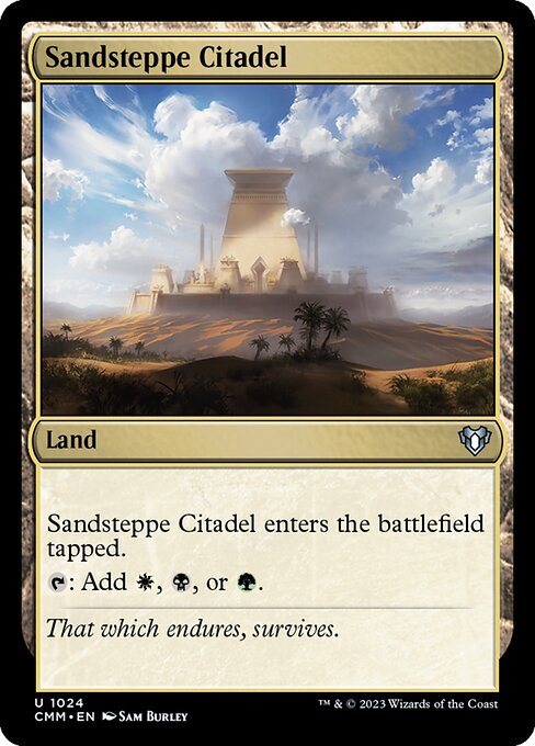 Sandsteppe Citadel from Commander Masters