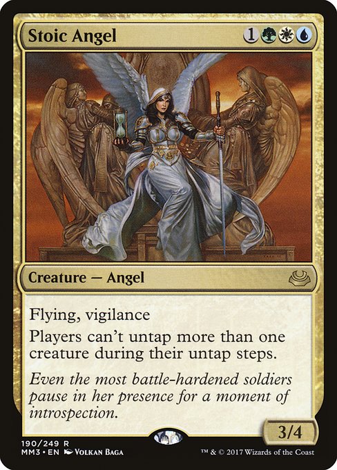 Stoic Angel highlighted card art