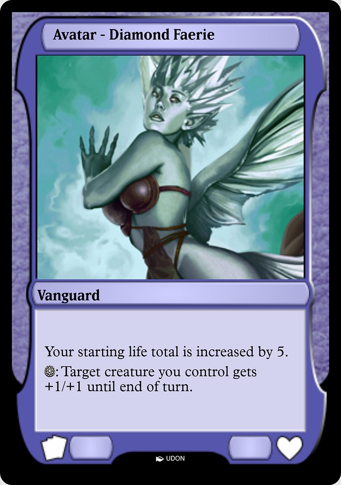Diamond Faerie Avatar highlighted card art