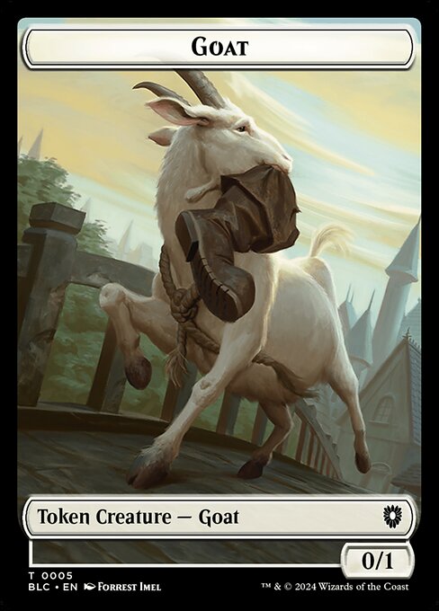 Goat from Bloomburrow Commander Tokens