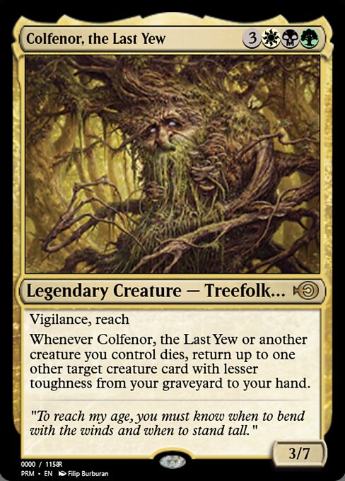 Colfenor, the Last Yew highlighted card art