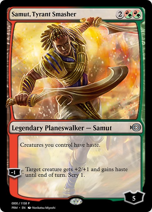 Samut, Tyrant Smasher from Magic Online Promos