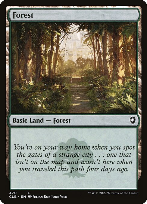 Forest from Commander Legends: Battle for Baldur's Gate