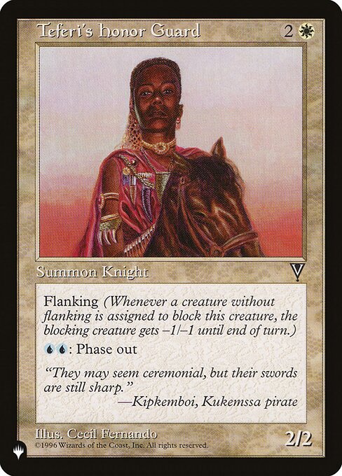 Teferi's Honor Guard highlighted card art