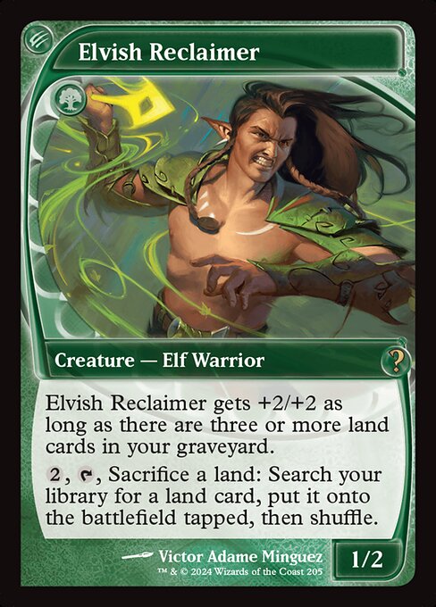 Elvish Reclaimer from Mystery Booster 2