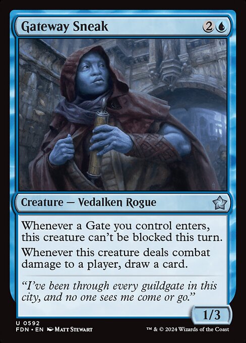 Gateway Sneak highlighted card art