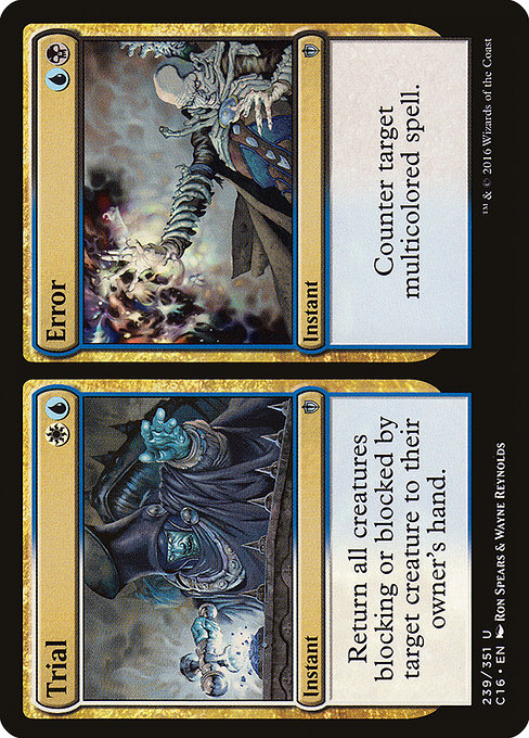 Trial // Error highlighted card art