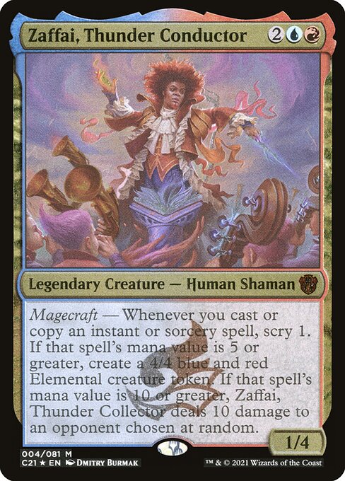 Zaffai, Thunder Conductor from Commander 2021 Display Commanders