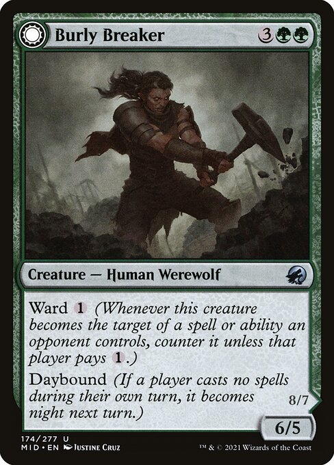 Burly Breaker // Dire-Strain Demolisher from Innistrad: Midnight Hunt