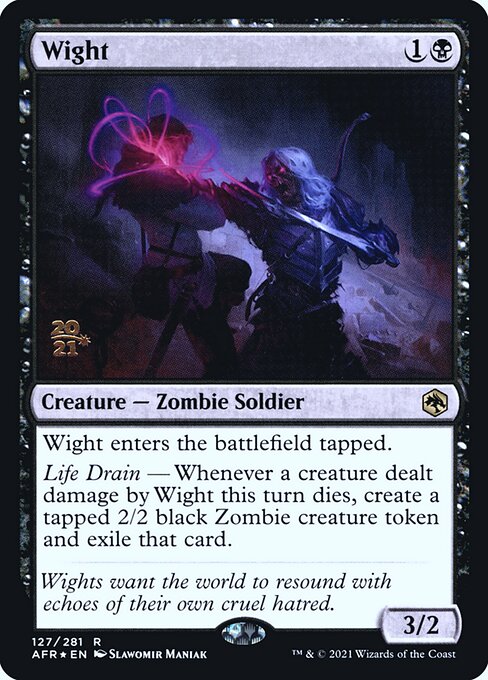 Wight highlighted card art