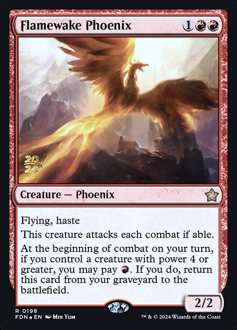 Flamewake Phoenix highlighted card art