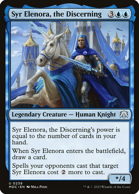 Syr Elenora, the Discerning from March of the Machine Commander