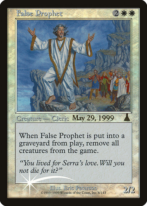 False Prophet from Urza's Destiny Promos