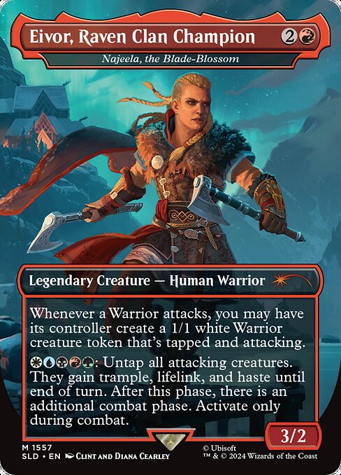 Najeela, the Blade-Blossom from Secret Lair Drop