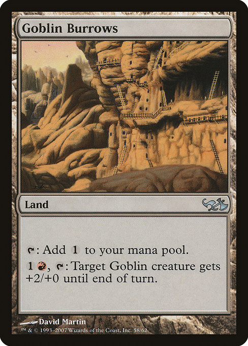 Goblin Burrows from Duel Decks: Elves vs. Goblins