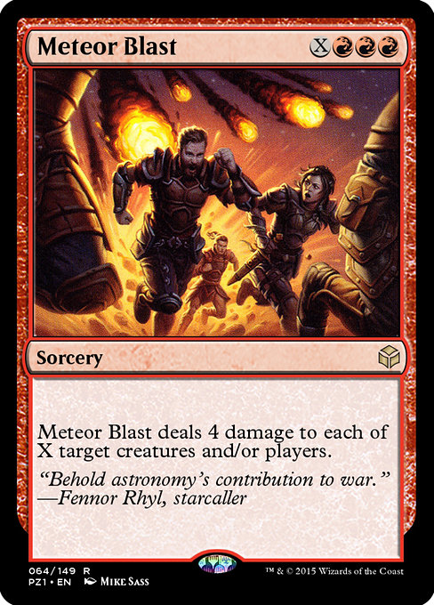 Meteor Blast from Legendary Cube Prize Pack