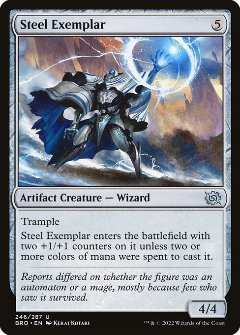 Steel Exemplar highlighted card art