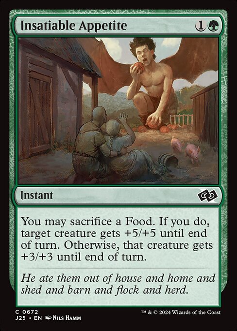 Insatiable Appetite highlighted card art