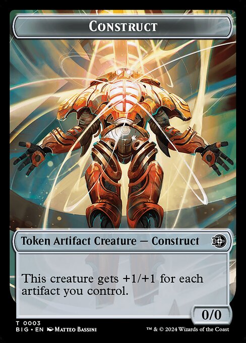 Construct highlighted card art