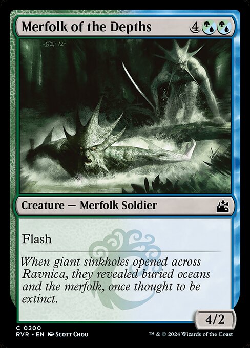Merfolk of the Depths highlighted card art