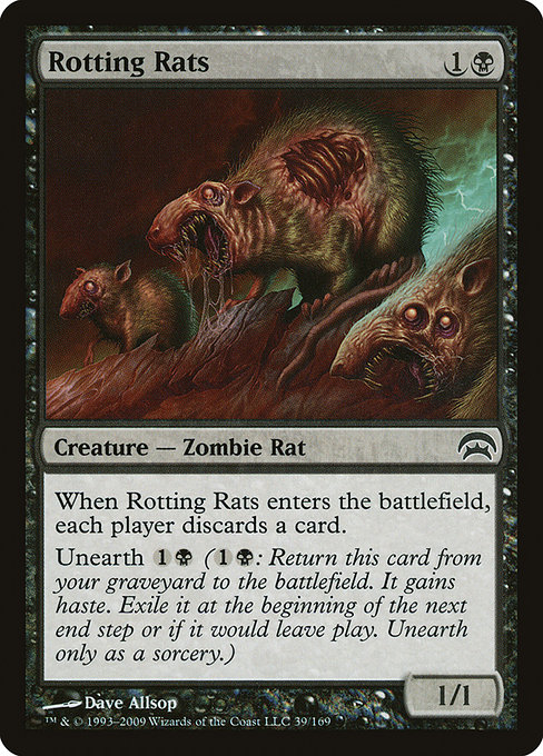 Rotting Rats highlighted card art