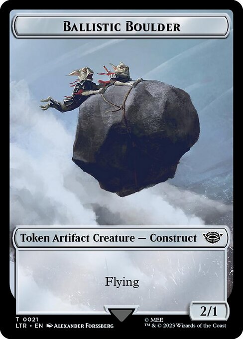 Ballistic Boulder from Tales of Middle-earth Tokens