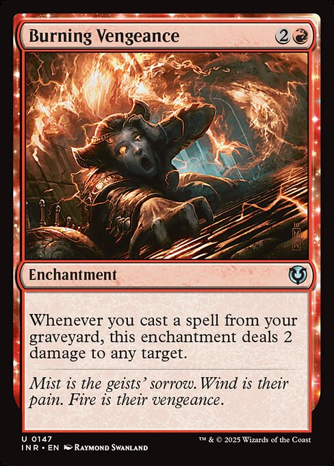 Burning Vengeance highlighted card art