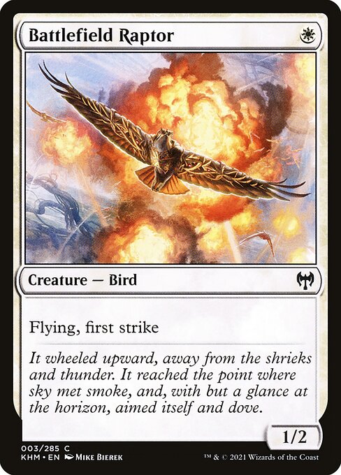Battlefield Raptor highlighted card art