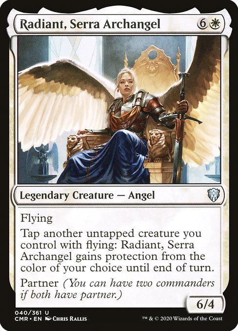 Radiant, Serra Archangel from Commander Legends