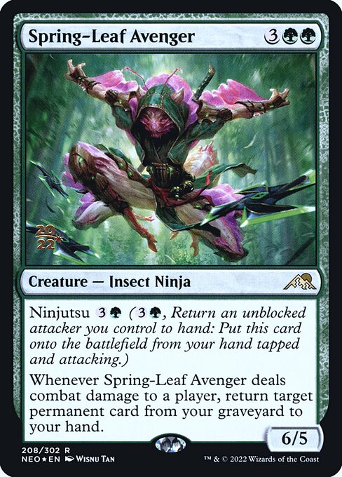 Spring-Leaf Avenger from Kamigawa: Neon Dynasty Promos