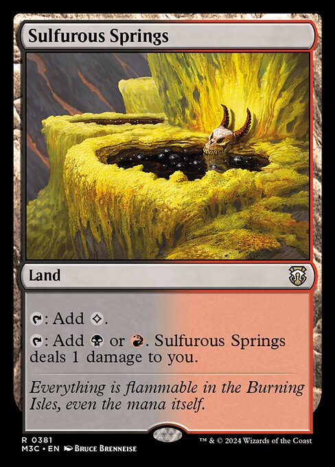 Sulfurous Springs from Modern Horizons 3 Commander