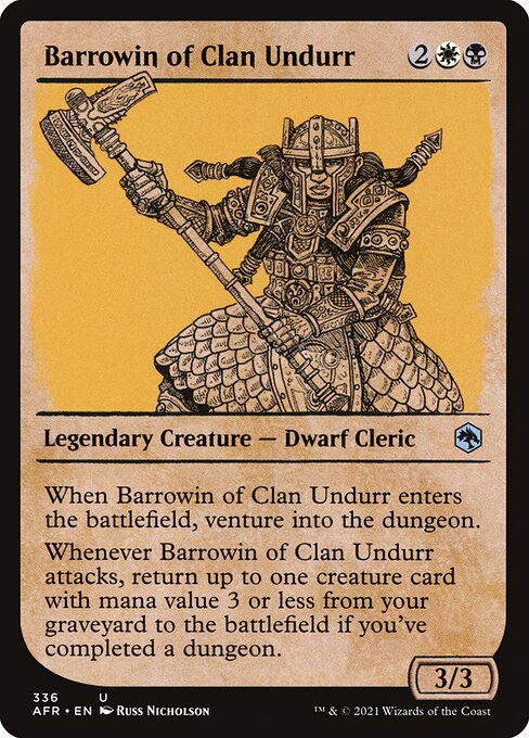 Barrowin of Clan Undurr highlighted card art
