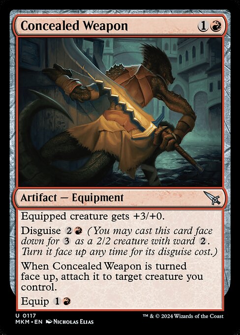 Concealed Weapon highlighted card art