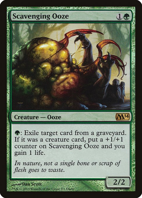 Scavenging Ooze from Duels of the Planeswalkers 2014 Promos