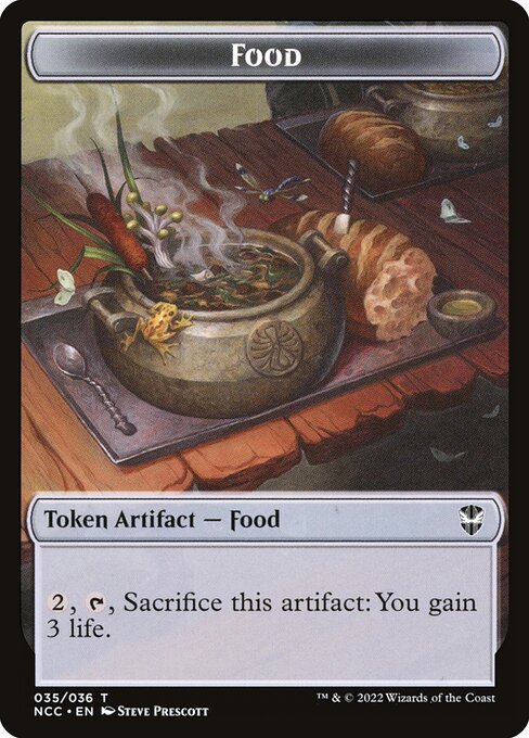Food from New Capenna Commander Tokens